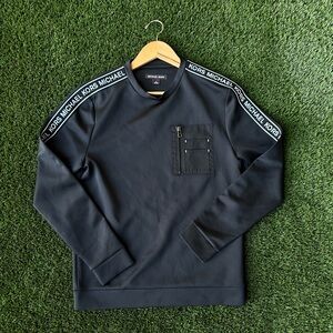 Michael Kors logo tape tracksuit top nylon